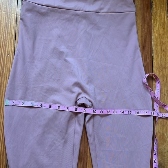 Girlfriend Collective Dusty Rose Scoop Sleeveless Unitard Jumpsuit Sz XL - Picture 7 of 10